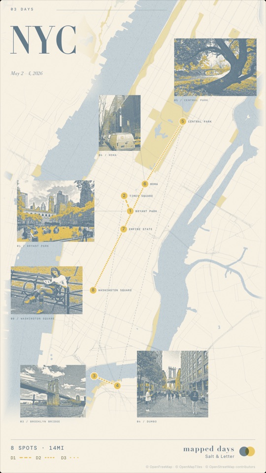 View Riso Poster — Salt & Letter, New York
